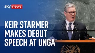 PM Sir Keir Starmer delivers speech at UN General Assembly in New York [upl. by Agbogla134]