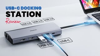 IAVKYU USB C Docking Station Review Connect 3 Monitors for Ultimate Multitasking  Docking Station [upl. by Ardnek]