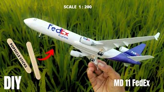 MD 11 FedEx  How to make a Cargo plane model [upl. by O'Connor]