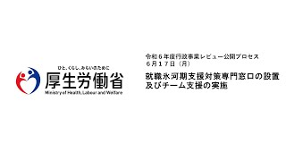 就職氷河期支援対策専門窓口の設置及びチーム支援の実施 [upl. by Rocco537]