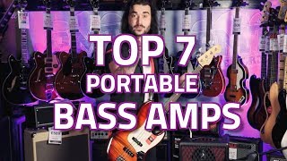 Whats The Best Portable Bass Amp Our Top 7 Best Small Bass Amps [upl. by Enairda]