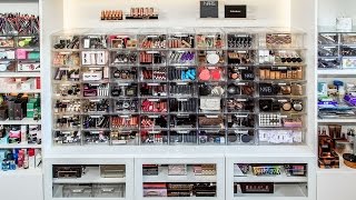 MAKEUP COLLECTION AND ORGANIZATION  DESI PERKINS [upl. by Akiehs]