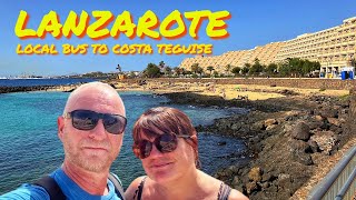 Matagorda to Costa Teguise  By local bus  Lanzarote  Spain [upl. by Akihdar]