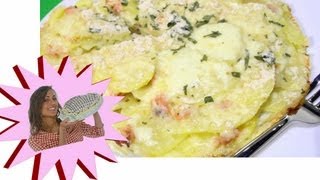 Tortino di Patate e Salmone  Le Ricette di Alice [upl. by Aznola]