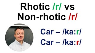 Rhotic vs Nonrhotic r [upl. by Zetta]