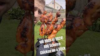 100 BBQs 2024 48 BBQ Science Behind Chicken on a Stick  Knishes chickenkebab [upl. by Norej263]