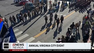 Virginia City hosts Veterans Day Parade [upl. by Eelyam]