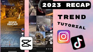 2023 Recap TikTok Trend Tutorial I 2023 Recap Template For Instagram Reels amp TikTok [upl. by Alyakam]