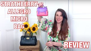 STRATHBERRY Allegro Micro Bag Reveal Review and Mod Shots [upl. by Aifas230]