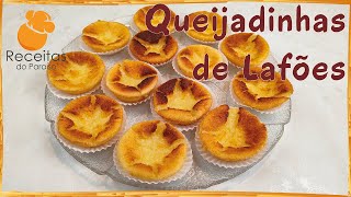 QUEIJADINHAS DE LAFÕES receita tradicional desta região  🍎 Receitas do Paraíso [upl. by Einittirb]