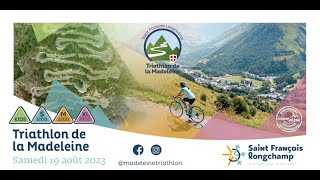 Triathlon de la Madeleine 2023  en direct de Saint François Longchamp [upl. by Lux]