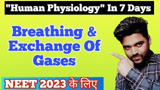 BREATHING amp EXCHANGE OF GASES  One Shot🔥  Neet 2023 [upl. by Aicnetroh]