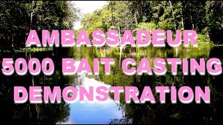 ABU Ambassadeur 5000 Bait Casting Reel Demo in 1956 [upl. by Sido]