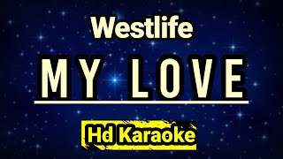 My Love  Westlife  Hd Karaoke [upl. by Nnylrefinnej]