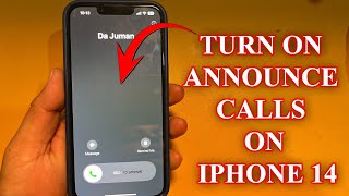 How to get my iPhone to announce whos calling [upl. by Shanley]