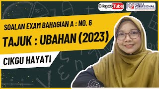 Soalan Exam Tajuk UBAHAN 2023 Bahagian A Matematik MatematikSVM Ubahan CikguHayati cikgootube [upl. by Dafodil]