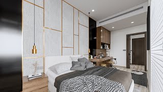 MINIMALIST MODERN BEDROOM DESIGN IDEA SMALL BEDROOM DESIGN SPACE 56 [upl. by Brufsky40]