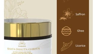 shata dhauta ghrita night cream ke fayde shata dhauta ghrita night cream for oily skin [upl. by Skier]