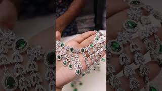 Latest Exclusive Bridal AD Jewellery Collection 2024  Premium Designer Celebrity Style Jewellery [upl. by Otiragram]