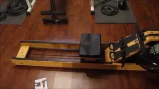 WaterRower S4 Rower on House of Cards Review amp Howto [upl. by Euqinomad]