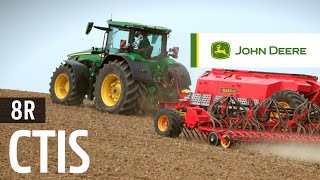 Il sistema di gonfiaggio centralizzato degli pneumatici CTIS su JOHN DEERE 8R [upl. by Northrup]