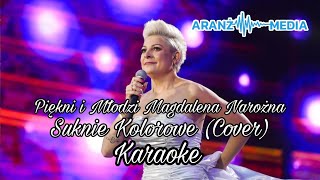 Piękni I Młodzi Magdalena Narożna  Suknie Kolorowe karaokeinstrumental [upl. by Noirrad147]