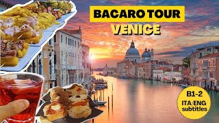 24h in VENICE 🍷 🇮🇹  Italian voiceover B2 with ENG sub [upl. by Reidid490]