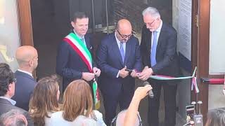 Museo Correale  Il ministro Sangiuliano inaugura sez Archeologica [upl. by Einotna]