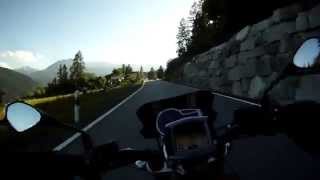 Moto Guzzi Griso 1200 8V SE  easy overtaking in the Swiss alps [upl. by Akemal148]