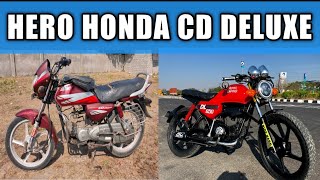 Hero Honda CD Deluxe Modified  Bike Modification 😯😯 🔥🔥 [upl. by Naret405]