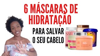 6 MÁSCARAS DE HIDRATAÇÃO MARAVILHOSOS PARA CABELOS CRESPOS E CACHEADOS [upl. by Couhp]