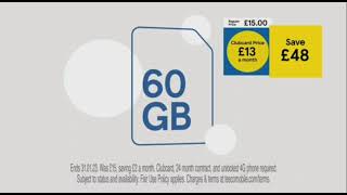 Tesco Mobile Advert January 23 [upl. by Aneles645]