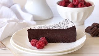 Flourless Chocolate Cake Recipe  Chocolate Torte Recipe [upl. by Tricia398]