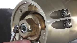 Fitting a Darglow Saildrive FeatherStream Propeller final [upl. by Oluas]