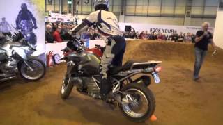 The BMW GS Off Road Skills Demo at Motorcycle Live [upl. by Stubbs]