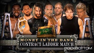 Story of Money in the Bank Ladder Match  2014AmbroseRollinsAuthority [upl. by Cartie]