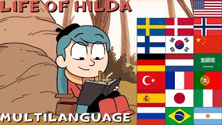 Hilda  Life of Hilda  multilanguage 19 versions [upl. by Otanod669]