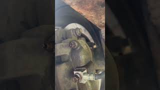 Having trouble with a bleeder screw on rear brake caliper brakebooster brakes [upl. by Esiuqcaj136]