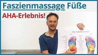 Faszienmassage Füße und Rückenschmerzen auflösen Wirklich [upl. by Backler779]