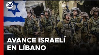 Así avanza el ejército israelí en el Líbano [upl. by Herra]