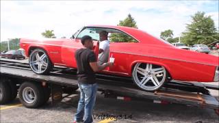 Veltboy314  1966 SS Impala On 24quot Amani Forged Wheels  Xtreme Kustoms Car amp Bike Fest Footage [upl. by Notla767]