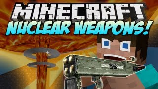 Minecraft  NUCLEAR WEAPONS Rival Rebels  Mod Showcase 151 [upl. by Enerual]