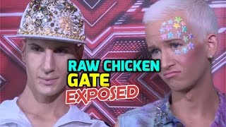 X Factor 2016 Ottavio and Bradley open up about THAT raw chicken fight [upl. by Yedorb]