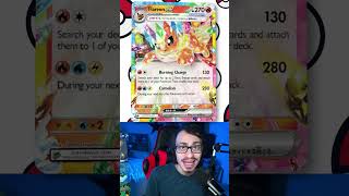 Flareon ex Is The BEST Eeveelution ex ptcgl pokemoncardsprismaticevolutions [upl. by Hillari]