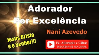 Adorador Por Excelência  Nani Azevedo  Cifra e Letra    Fé Adoração e Cifras [upl. by Neevan360]