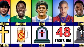 Comparison Pele vs Maradona vs Ronaldo Nazario [upl. by Leveridge389]