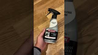 Weiman Stainless Steel Cleaner and Polish Trigger Spray  Product Review [upl. by Leumel]