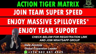 ACTION TIGER LAUNCHING SOON  JOIN FAST GROWTH TEAM NOW [upl. by Delmar]