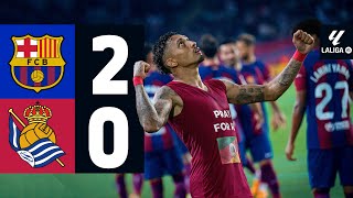 FC BARCELONA 2 vs 0 REAL SOCIEDAD  LALIGA 202324 MD35 [upl. by Marlea]