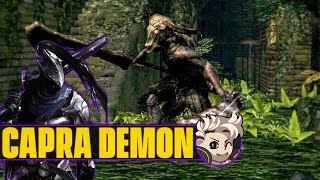 Dark Souls Remastered Capra Demon Boss Fight [upl. by Geddes]